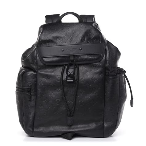 louis vuitton discovery backpack monogram shadow black